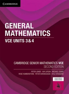 CAMBRIDGE SENIOR MATHS: GENERAL MATHS VCE UNITS 3&4 STUDENT BOOK - Picture 1 of 1