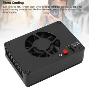 Camera Cooling Fan Rapid Cooling Silent 2 Speed Camera External Cooling Syst NEW - Afbeelding 1 van 12