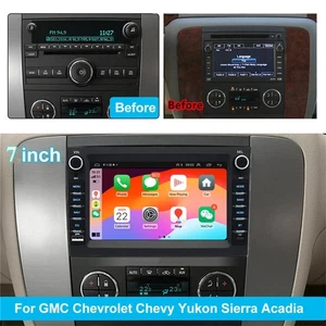7'' Car Stereo Radio Head Unit For Chevrolet Tahoe 2007-2014 Hummer H2 2008-2009 - Picture 1 of 23