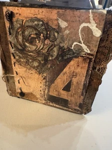 “I Never Promised” Raw Art Journal Original Handmade Art Journal - 10 Pages. - Picture 1 of 7