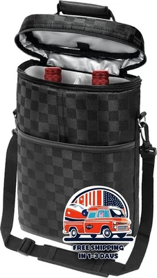 Bolsa de viaje para vino para amantes del vino, mujeres y hombres, Navidad, NEW - Imagem 1 de 4