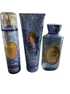 Princess Cinderella By Bath and Body Works Juego de 3 piezas de cuidado corporal - Imagen 1 de 1