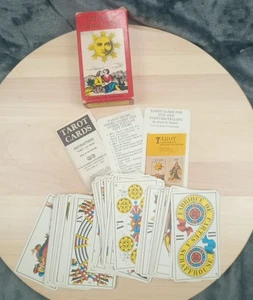 1JJ Schweizer Tarotkarten von Stuart Kaplan 78 Karten & Anleitungen 1974 Farbe  - Bild 1 von 15