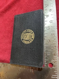 Cuaderno de bolsillo vintage 1932 NOS, banco estatal de seguridad en Canova, SD. - Imagen 1 de 8