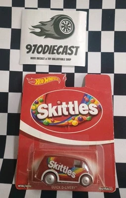 Hot Wheels Pop Culture Skittles Quick D-Livery 2014 Metal/Metal VER FOTOS 👀📷 Foto 1 de 4