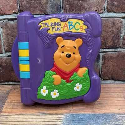 Disney Winnie The Pooh Talking Fun ABC's Electronic Interactive Learning Book - Image 1 of 4