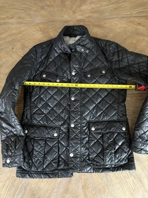 Barbour International Steve McQueen Hombre’s Mulholland Negro Cremallera Completa Chaqueta XXL Foto 1 de 4