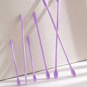 3Pcs/set Double-Headed Foundation Scraper Lotion Jar Scraper  Cosmetic Use - Picture 1 of 10