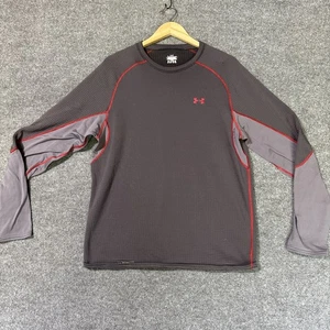 Under Armour Pullover Mens X-Large ColdGear Infrared Long Sleeve Grey - Picture 1 of 6