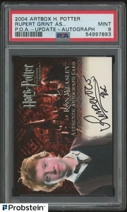 2004 Artbox Harry Potter Prisoner of Azkaean Rupert Grint AUTO PSA 9 MINT - Picture 1 of 4