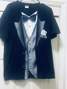 Tuxedo Black Prom Costume Party T-Shirt