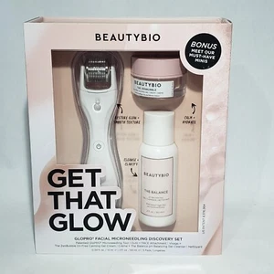 BeautyBio Get That Glow GloPRO Juego de descubrimiento de microneedling facial nuevo en caja sellado - Imagen 1 de 8