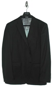 NWOT Men's 44T 44 TALL LONG Peter Millar Wool Suit Blazer Sport Coat Black - Picture 1 of 11