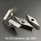 VCGT160404-AK VCGT331 aluminum inserts for turning insert for aluminum 10PCS