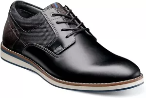 Zapatos para caminar Oxford con punta lisa Nunn Bush Circuit negros talla 11W para hombre - Imagen 1 de 7