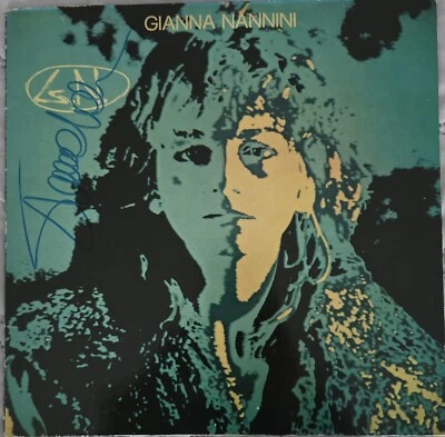 GIANNA NANNINI LP Autogramm signiert Autograph Signed  Original Vinyl Platte - Bild 1 von 3