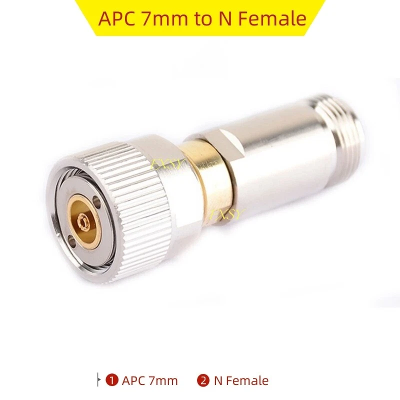 APC 7mm to N Female Coaxial Converter Adapter For Network Analyzer 8753D 8753E - Image 1 of 4
