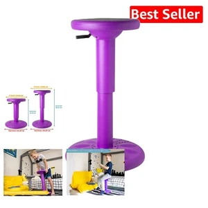 Ergonomic Wobble Chair – Purple, Adjustable for Active Teens, No Assembly Needed - Picture 1 of 8