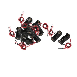 10 uds clip de resorte ABS compartimento de batería soporte abierto negro para 1 x batería de 23A/12V - Imagen 1 de 2