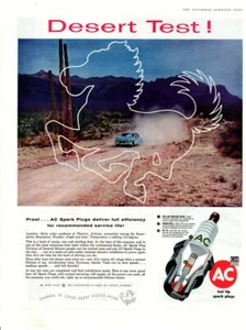  Werbedruck Autoteil Anzeige AC Zündkerze Desert Test Superstition Mt Arizona - Bild 1 von 1