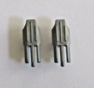NEW Lego Flat Silver CLAW HANDS Fits - Minifig Weapons Lot/2