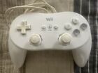 TESTED Official Nintendo (Wii OEM) Pro Controller Classic White - RVL-005