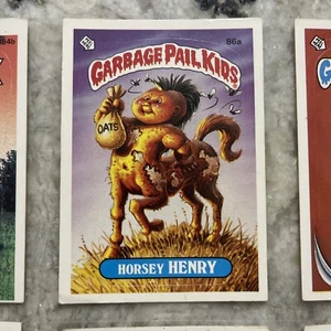 1986 GPK Series 3 Garbage Pail Kids Horsey Henry Checklist Card - Picture 1 of 2