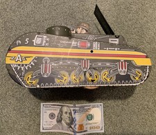 Vintage 1940's Marx Tin Wind-Up Doughboy Army Tank Working High Grade Litho  10”