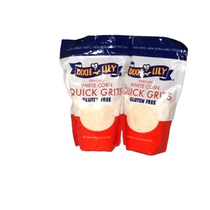 Lote de 2 bolsas de maíz blanco enriquecido con lirio Dixie grano rápido sin gluten 20 oz cada una - Imagen 1 de 2