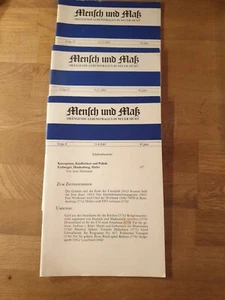 Mensch und Maß 2005 - drei Hefte - Bild 1 von 4