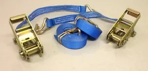 2x Ratchet Tie Down Straps Heavy Duty 1000KG 3m - 20m- Cargo Lashing - 25mm - Picture 1 of 1