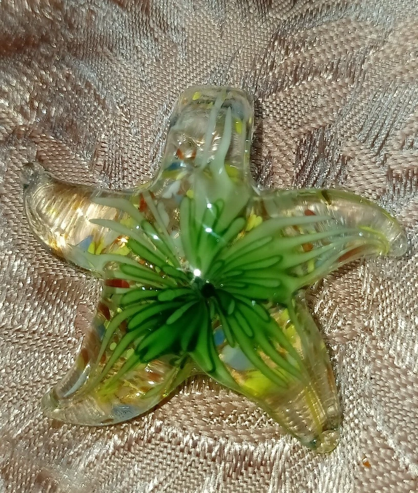 CIONDOLO 🌟 STELLA -VETRO DI MURANO., - Immagine 1 di 1