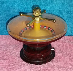 Vintage Miniature Metal and Plastic ROULETTE GAME *works* - Picture 1 of 7