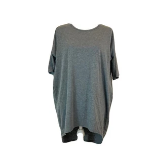 Women’s Lularoe Irma Heathered Gray Tunic Top Size XS 2 4 - Picture 1 of 6