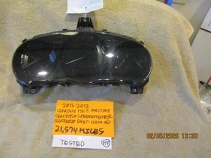 2011-2012 LINCOLN MKZ FACTORY OEM SPEEDOMETER DASH CLUSTER 21,574 MILES TESTED - Picture 1 of 14