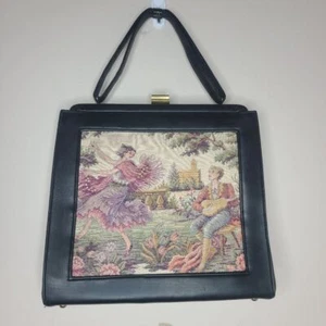 Vintage Soure New York Tapestry Handbag Purse 50s MCM - Picture 1 of 8