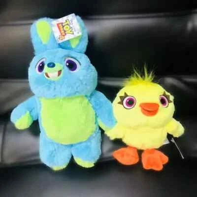 Toy Story 4 2019 Blue Bunny and Yellow Ducky Disney figura de peluche suave regalo Foto 1 de 2