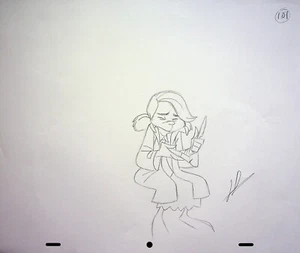 Green Eggs & Ham Production Art LEN SIMON Hand Drawn Layout Pencil Dr. Seuss #NN - Picture 1 of 2