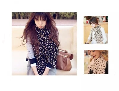 A LIITTLE TREE Cat Print Lady Scarf Woman Scarves Fashion Shawl Neck Wrap Headscarf Stole