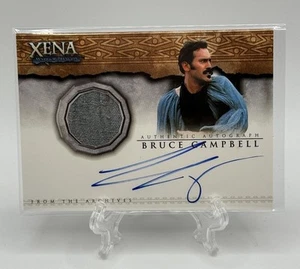 Rittenhouse Xena Warrior Princess Bruce Campbell Costume Auto On Card AC6 - Picture 1 of 2