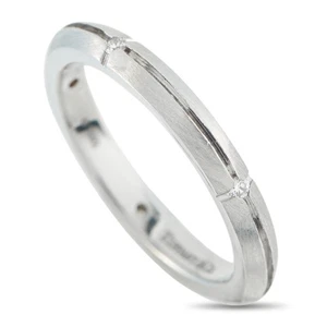 Anillo Tiffany & Co. de oro blanco de 18 quilates con banda de diamantes TI02-112125 - Imagen 1 de 4