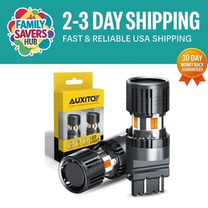 3157 LED Bulbs Amber Yellow - Error Free Canbus Turn Signals - Pack of 2 - Picture 1 of 9