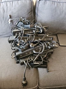 Lot Of 9x HP Universal Port Replicator E6D70AA + Cables + Adapters - Afbeelding 1 van 4