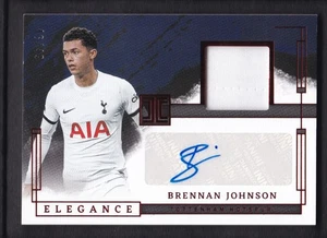 2023-24 BRENNAN JOHNSON 46/49 AUTO JERSEY PANINI IMPECCABLE PREMIER LEAGUE - Picture 1 of 2
