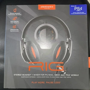 Plantronics Rig Black Headband Headsets for Multi-Platform - Picture 1 of 7