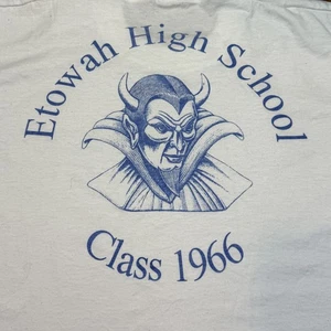 Vintage T-Shirt Etowah High School Blue Devils Klasse 1966 30 Jahre Wiedersehen - Bild 1 von 10