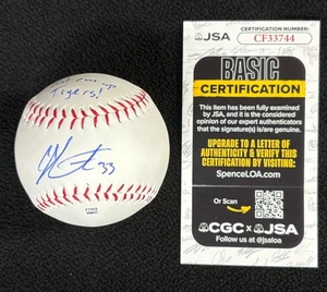 Colt Keith Signed & Inscribed "Eat Em Up" Detroit Tigers Baseball JSA COA - Picture 1 of 5