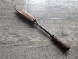 Vintage Hungerford NY Hand Forged Copper Head Soldering Iron #4 with Wood Handle - Picture 1 of 8