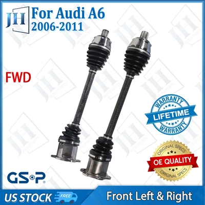 Par de eje CV delantero izquierdo derecho OE para 06 07 08 09 10 11 Audi A6 V6 3,2 L tracción delantera Foto 1 de 4