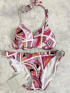 Emilio Pucci Bikini 42 Pink Multicolor - Picture 1 of 10